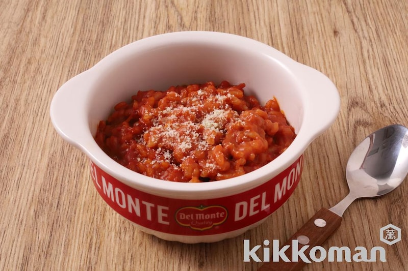 リコピンリッチチーズリゾット(リコピンリッチ トマト飲料使用)