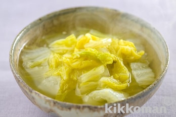 白菜のくたくたしょうゆあんかけ仕立て