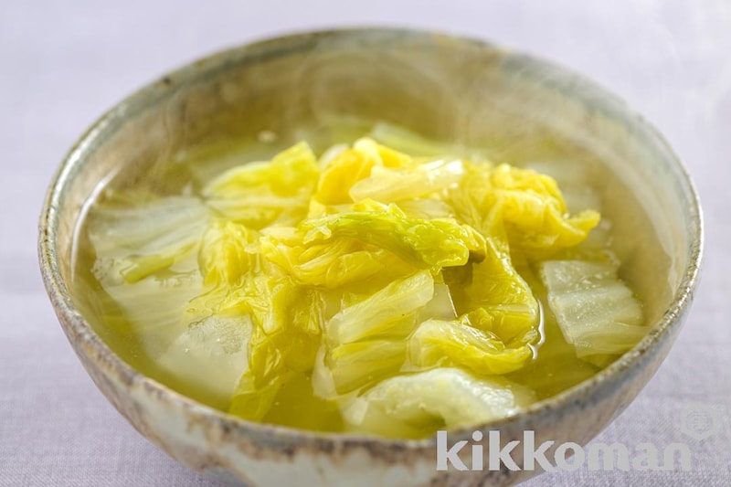 白菜のくたくたしょうゆあんかけ仕立て