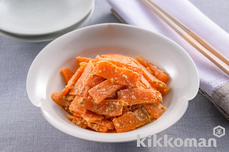 にんじんのごまみそ和え