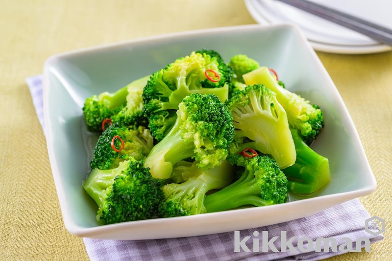 自然解凍でできる!冷凍ブロッコリーの白だし漬け