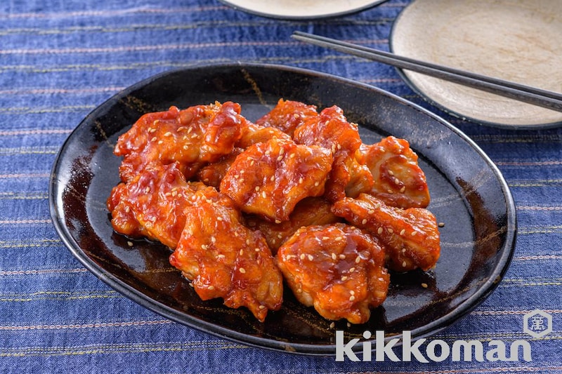 焼肉のたれで!甘辛ヤンニョムチキン(わが家は焼肉屋さん使用)