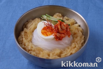 マロニーで！韓国冷麺風（シャリっと冷やそうめん使用）
