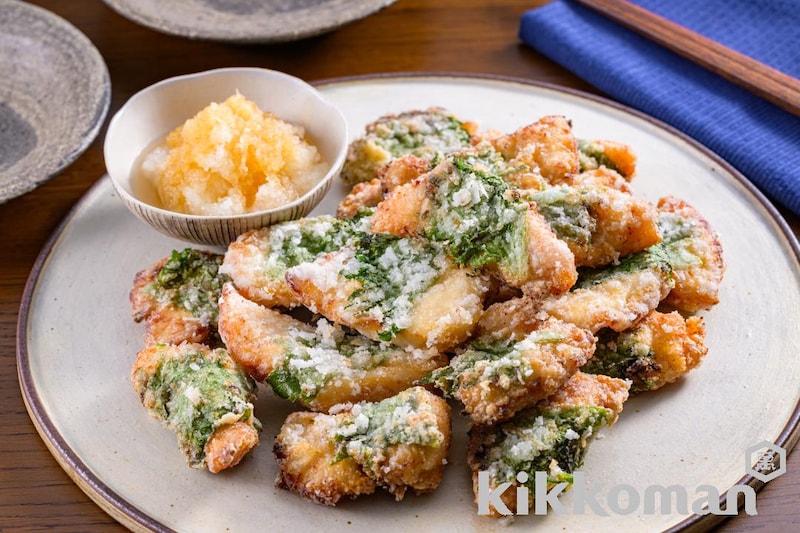 だし香る!鶏むねの青じそはさみ揚げ