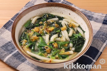 冷凍ほうれん草で！生姜あんかけうどん（具麺使用）