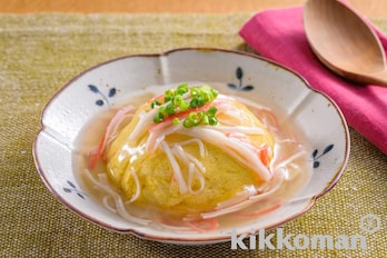 プルプル豆腐のかに玉風