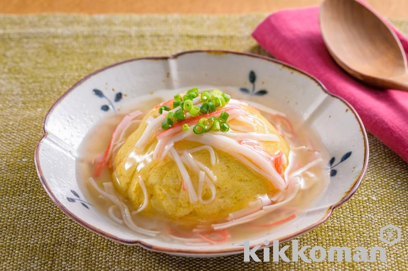 プルプル豆腐のかに玉風