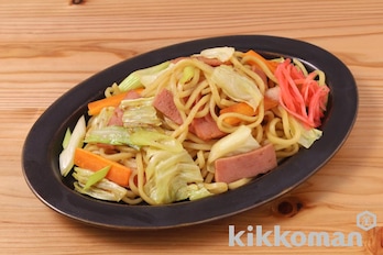 沖縄そばで！だし香るめんつゆ焼きそば
