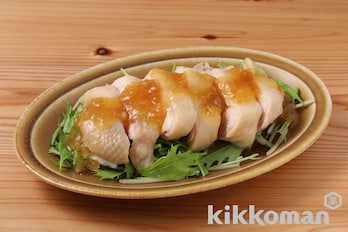 レンジで簡単！柚子鬼おろしのさっぱり蒸し鶏（具麺使用）