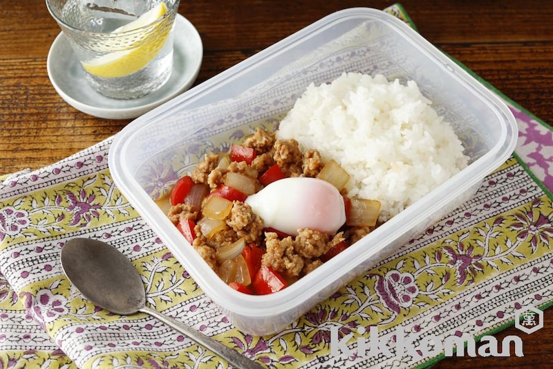 1人分で!シャカシャカレンチンガパオプレート