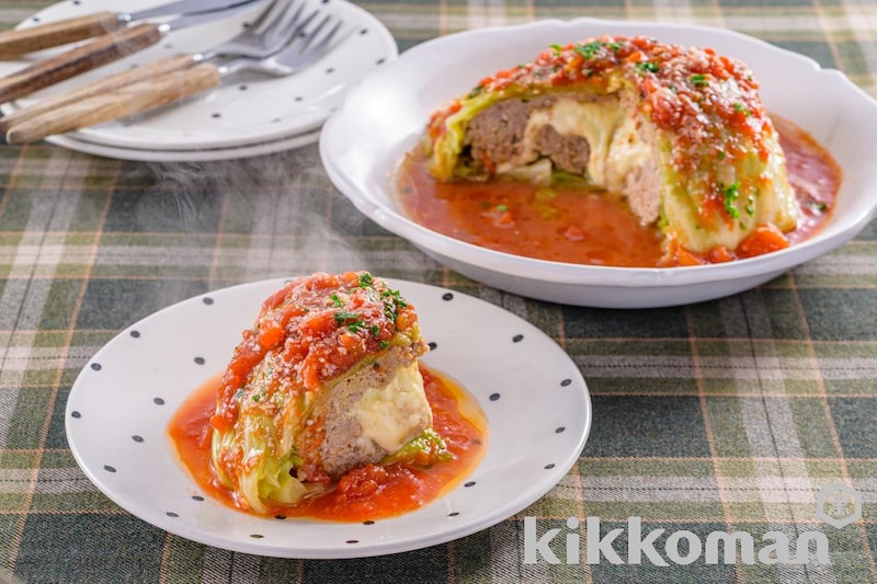 レンジで!とろ~りチーズの巻かないロールキャベツ