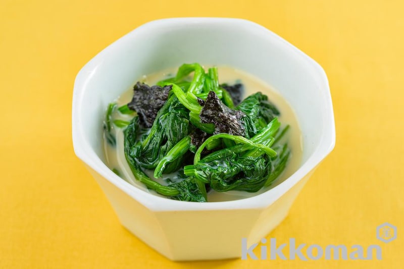 ほうれん草の豆乳おひたし