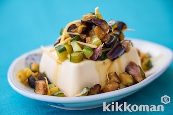 冷奴 夏野菜のせ
