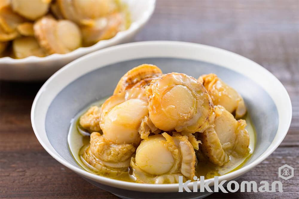 ベビーホタテの濃いだしオイル漬け