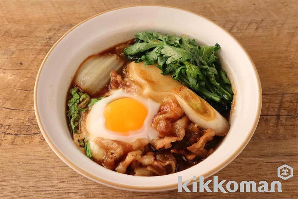 おもち入り豚すき焼き