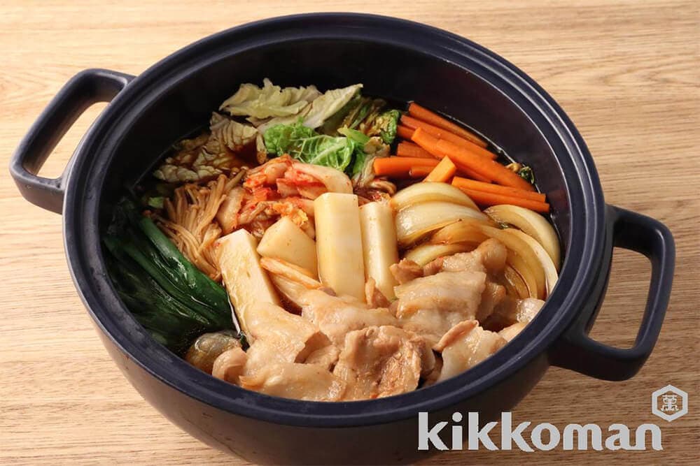 韓国風！豚キムチすき焼き