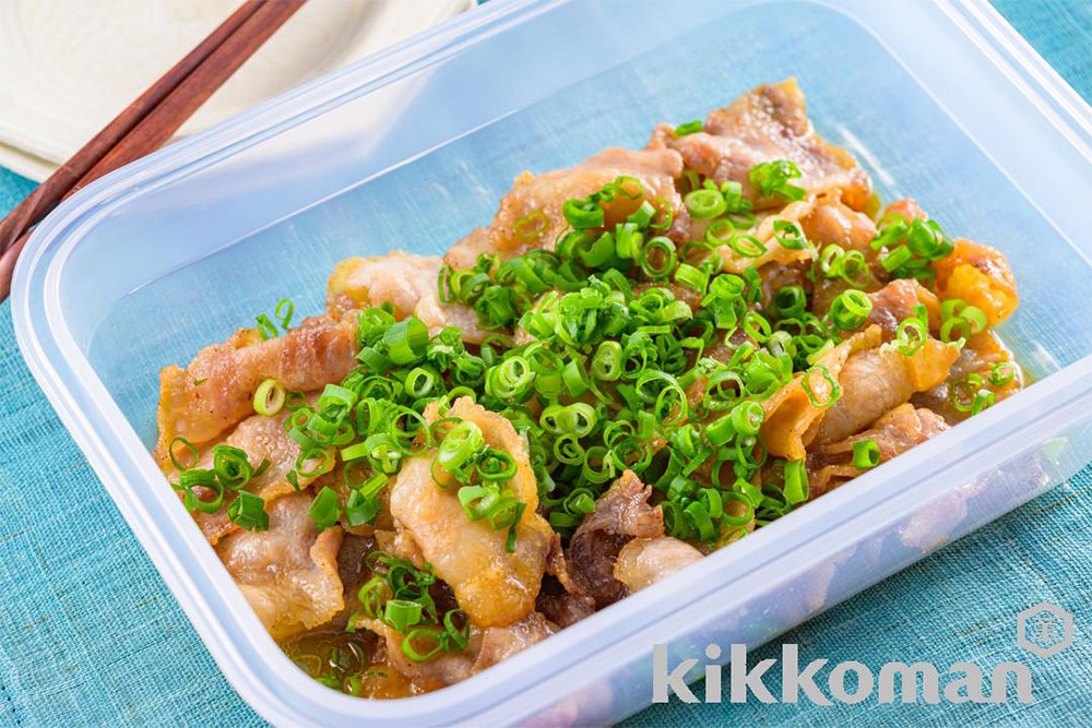 シャカシャカ豚バラねぎレモンだれ