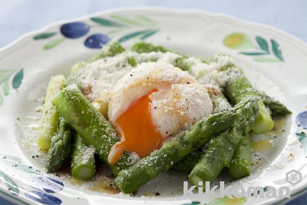 アスパラガスのホットサラダ