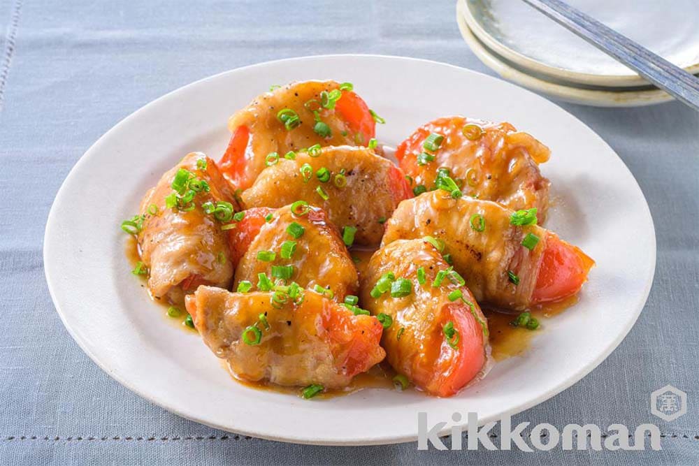 トマト肉巻き