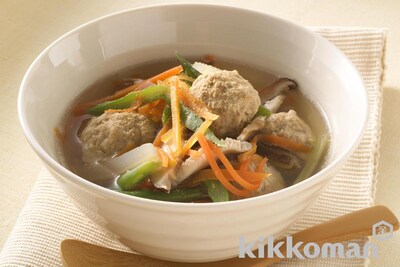 写真:肉団子の沢煮椀風