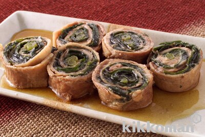 写真:ふきの豚肉巻き煮