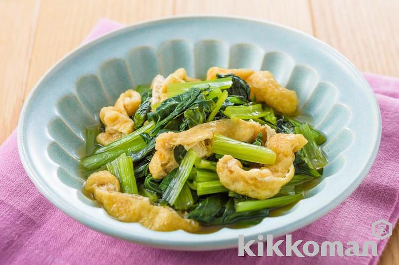 小松菜の煮びたし(煮浸し)【定番人気料理・本つゆ(めんつゆ)使用】