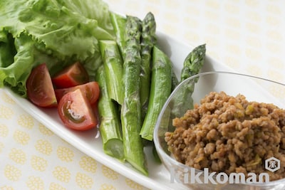 写真:肉みそ野菜