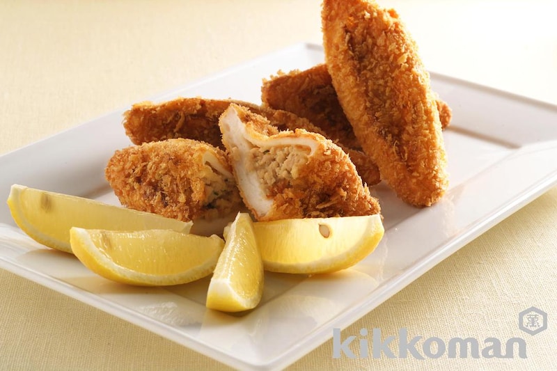 はんぺん肉みそサンドフライのレシピ つくり方 キッコーマン ホームクッキング