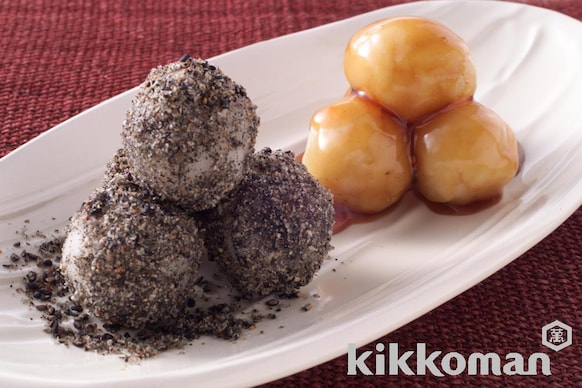 あまから二色だんごのレシピ つくり方 キッコーマン ホームクッキング あまから二色だんごのレシピ つくり方 キッコーマン ホームクッキング