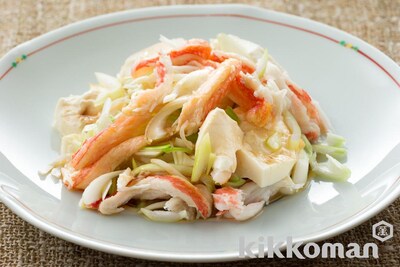 写真:豆腐とかにのレンジ蒸し