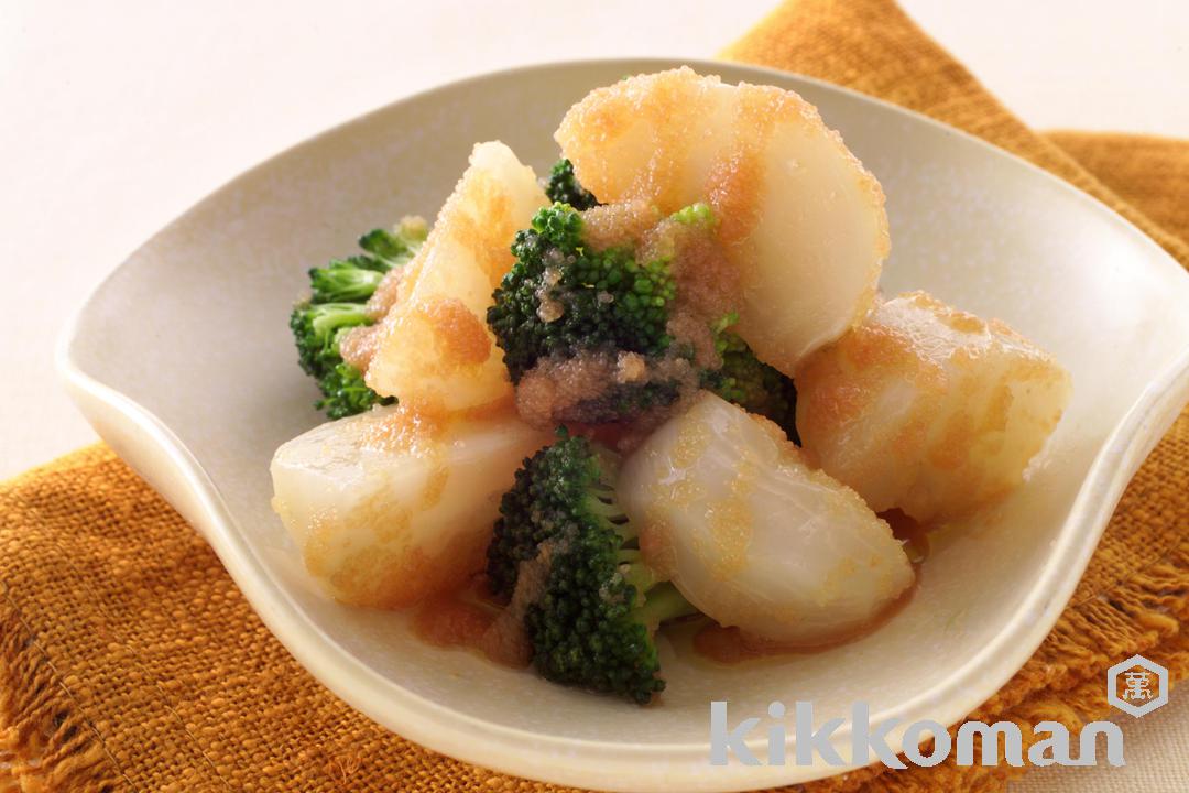 Photo: Turnip and Broccoli with Cod Roe Dressing