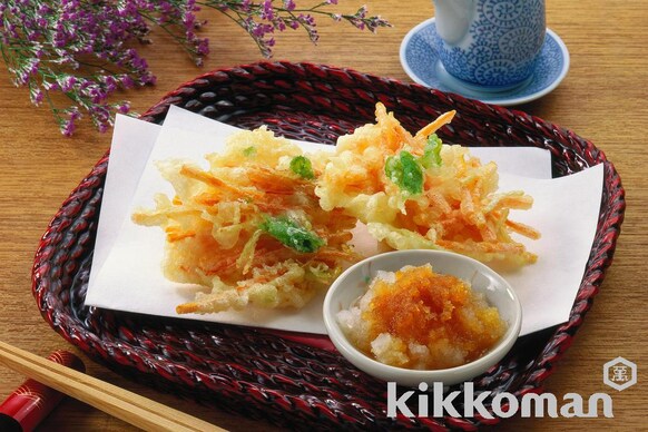 にんじんと三つ葉のかき揚げのレシピ つくり方 キッコーマン ホームクッキング にんじんと三つ葉のかき揚げのレシピ つくり方 キッコーマン ホームクッキング