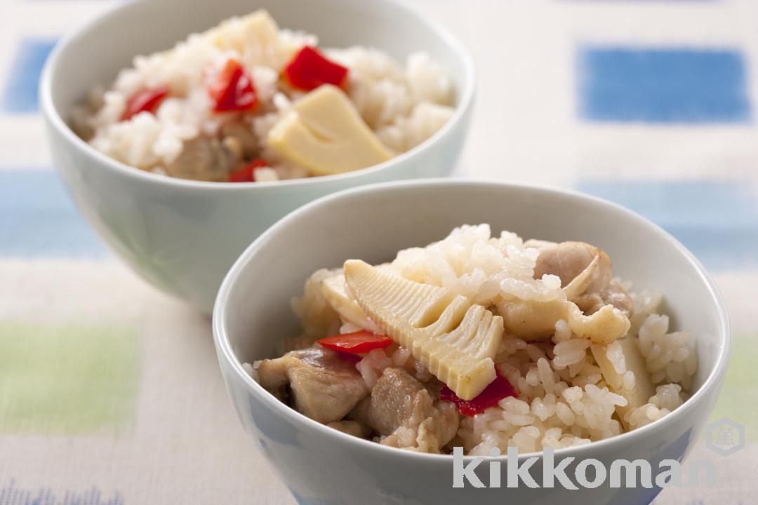 Photo: Japanese-style Bamboo Shoot and Chicken Pilaf