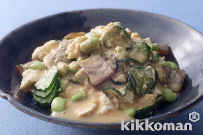 写真:枝豆の白和え風サラダ