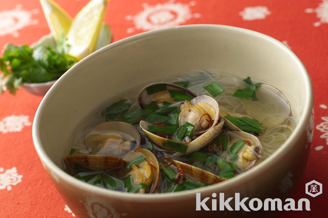 Photo: Manila Clam Rice Vermicelli (Mei Fun) Soup