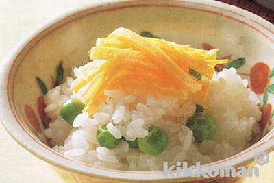 写真:青豆ご飯