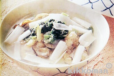 写真:かきの汁かけ飯