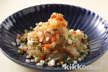 白身魚と野菜のごまじょうゆがけのレシピ つくり方 キッコーマン ホームクッキング