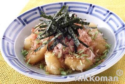 写真:粉ふきいものたっぷり薬味和え