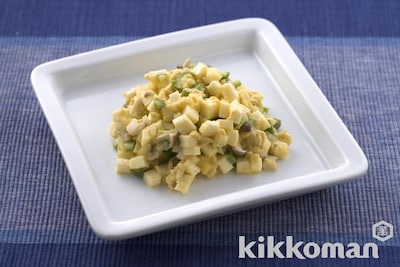 写真:はんぺんと野菜のスクランブルエッグ
