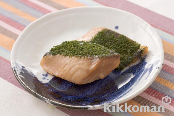 鮭のてり焼き 青のり風味のレシピ つくり方 キッコーマン ホームクッキング
