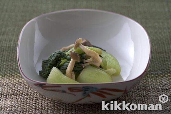チンゲン菜のわさび酢和えのレシピ つくり方 キッコーマン ホームクッキング チンゲン菜のわさび酢和えのレシピ つくり方 キッコーマン ホームクッキング