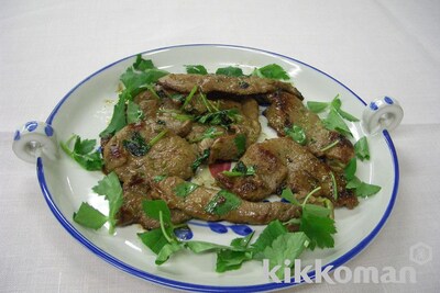 写真:ラムのソテー 三つ葉風味