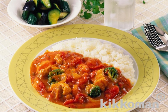 イタリアンチキンカレーのレシピ つくり方 キッコーマン ホームクッキング