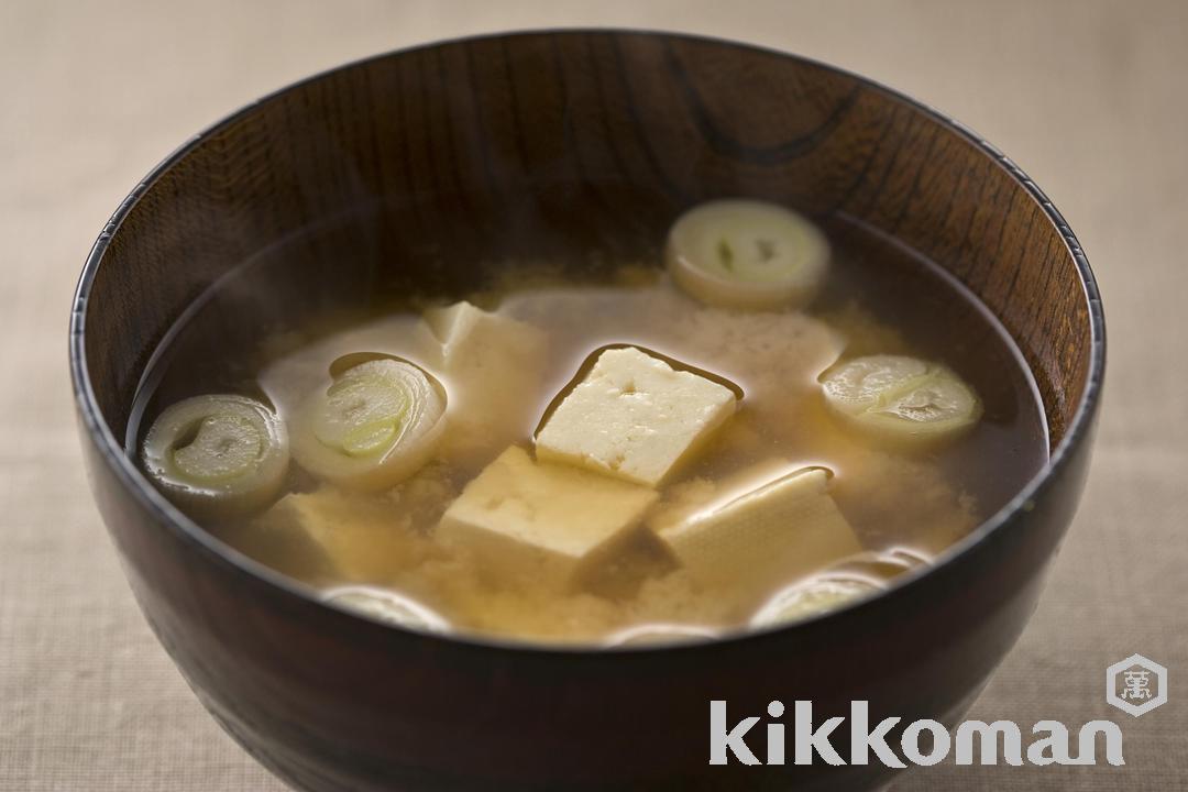 豆腐とねぎのみそ汁のレシピ つくり方 キッコーマン ホームクッキング