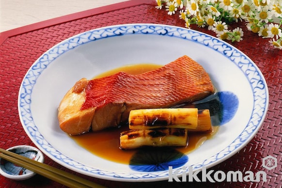 きんめ鯛の煮つけ 味わいリッチ減塩しょうゆ使用 のレシピ つくり方 キッコーマン ホームクッキング