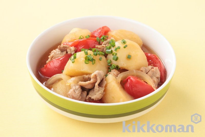 トマト肉じゃが【本つゆ(めんつゆ)使用】