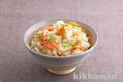 写真:鮭と青じその混ぜごはん