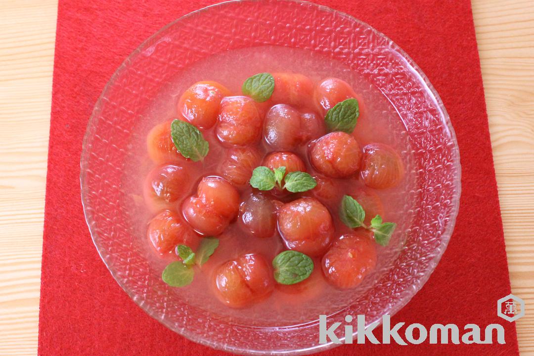 トマトのコンポートのレシピ つくり方 キッコーマン ホームクッキング