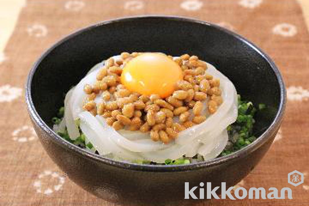 めんみで簡単 いか納豆丼のレシピ つくり方 キッコーマン ホーム